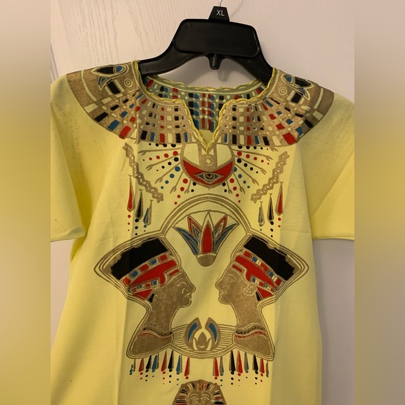 Yellow Egyptian Traditional Dress - Picture 3 of 10